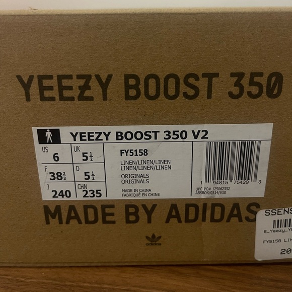 Yeezy Boost 350 V2 Linen Size US6 mens - Picture 9 of 10